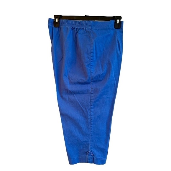 WHITE STAG, WOMENS, BLUE STRETCH CAPRIS. ELASTIC BACK WAISTBAND. SIZE XL(16-18) - Picture 2 of 7